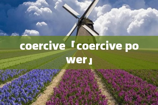 coercive「coercive power」