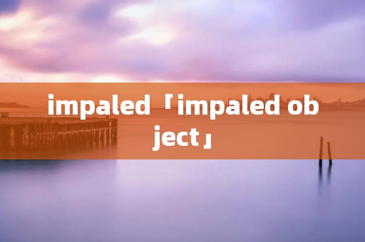 impaled「impaled object」
