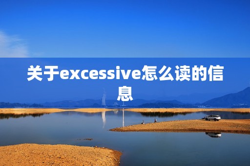 关于excessive怎么读的信息