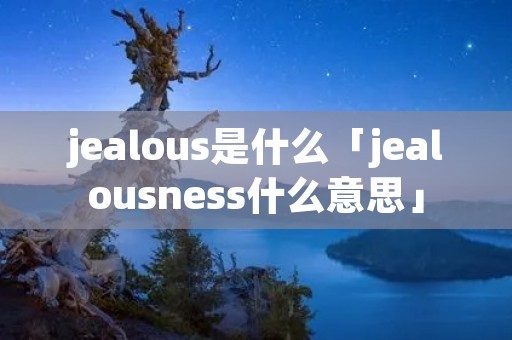 jealous是什么「jealousness什么意思」