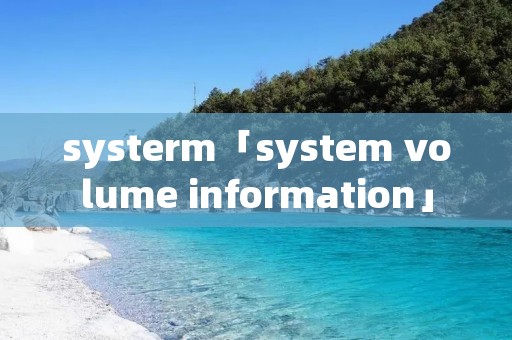 systerm「system volume information」