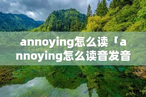 annoying怎么读「annoying怎么读音发音英语」