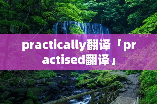 practically翻译「practised翻译」