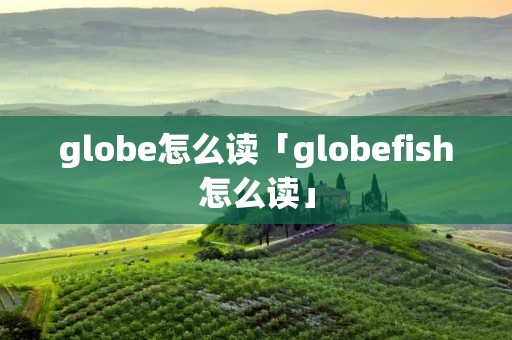globe怎么读「globefish怎么读」 globe怎么读「globefish怎么读」