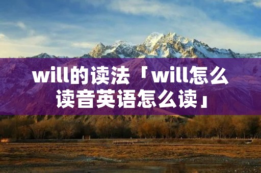 will的读法「will怎么读音英语怎么读」