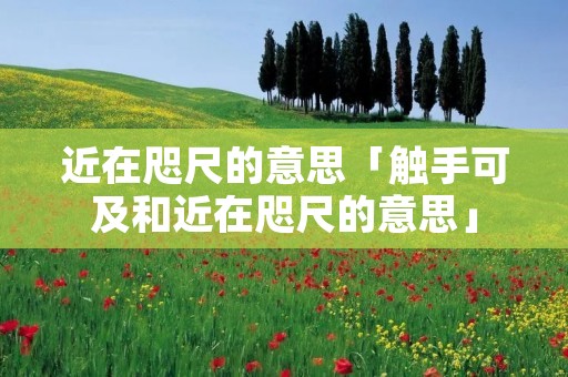 近在咫尺的意思「触手可及和近在咫尺的意思」