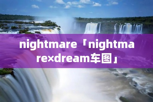 nightmare「nightmare×dream车图」