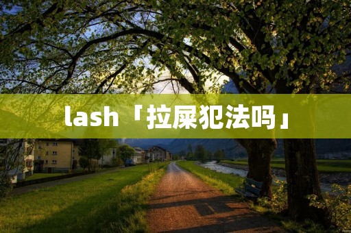 lash「拉屎犯法吗」