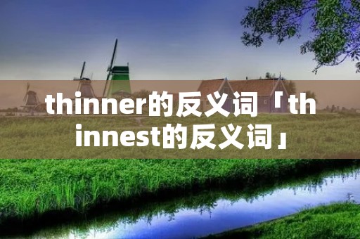 thinner的反义词「thinnest的反义词」