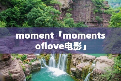 moment「momentsoflove电影」