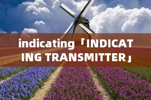indicating「INDICATING TRANSMITTER」