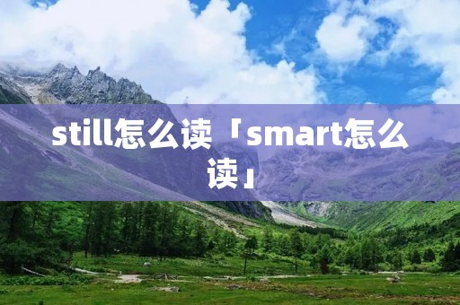 still怎么读「smart怎么读」
