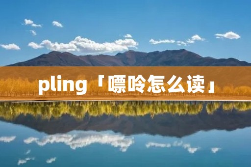 pling「嘌呤怎么读」