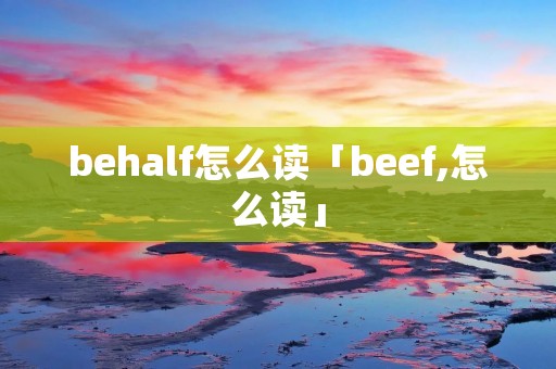 behalf怎么读「beef,怎么读」