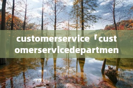 customerservice「customerservicedepartment怎么读」