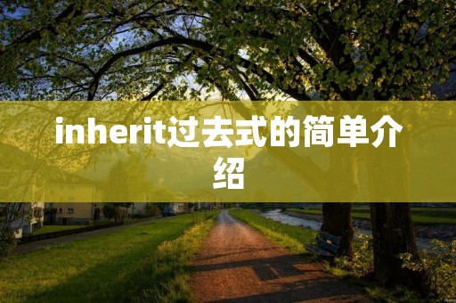 inherit过去式的简单介绍