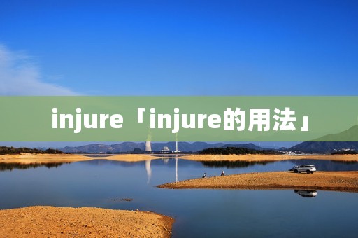 injure「injure的用法」