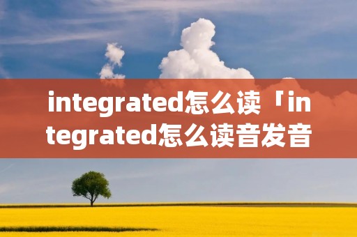 integrated怎么读「integrated怎么读音发音」