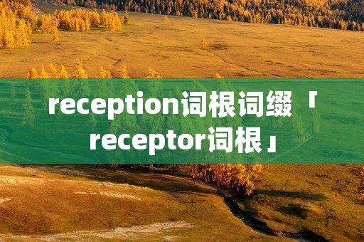 reception词根词缀「receptor词根」