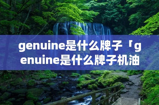 genuine是什么牌子「genuine是什么牌子机油」 genuine是什么牌子「genuine是什么牌子机油」