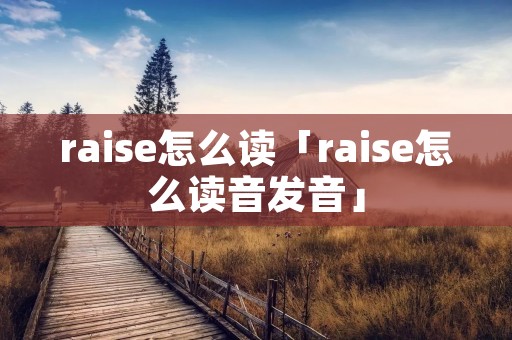 raise怎么读「raise怎么读音发音」