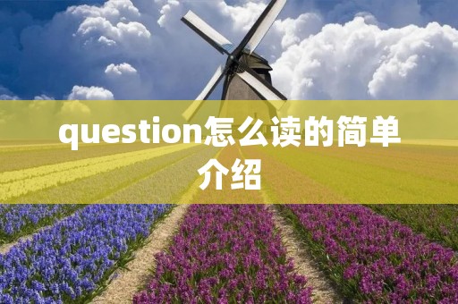 question怎么读的简单介绍