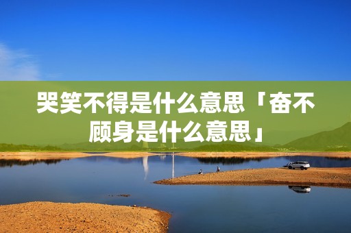 哭笑不得是什么意思「奋不顾身是什么意思」
