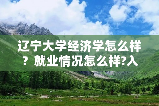 辽宁大学经济学怎么样?就业情况怎么样?入学后基本课程都是怎怎么分配?四年的学习课程?