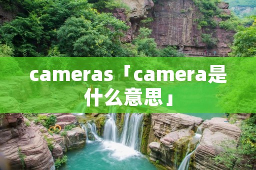 cameras「camera是什么意思」