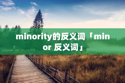 minority的反义词「minor 反义词」 minority的反义词「minor 反义词」