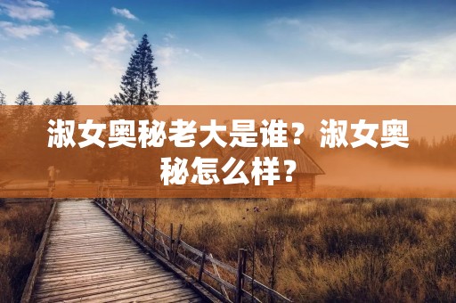 淑女奥秘老大是谁?淑女奥秘怎么样?