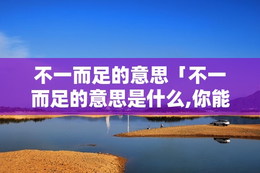 不一而足的意思「不一而足的意思是什么,你能用他说句话吗」
