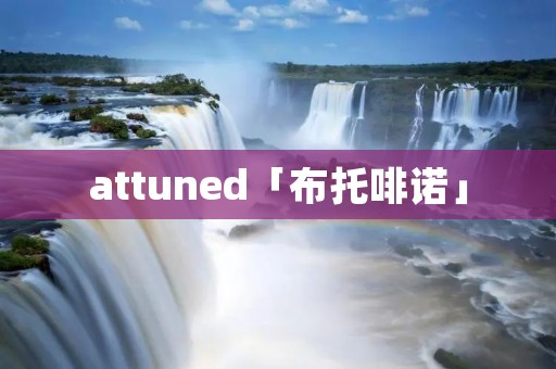 attuned「布托啡诺」