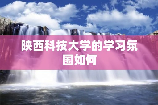 陕西科技大学的学习氛围如何