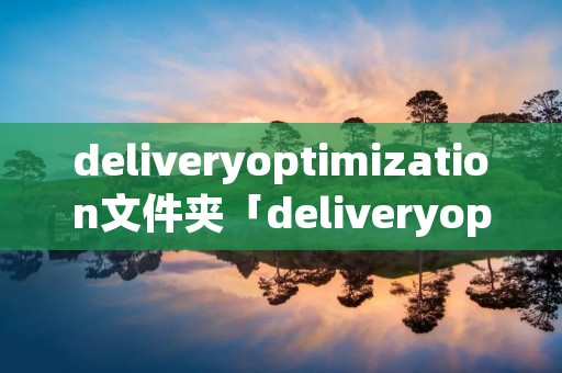 deliveryoptimization文件夹「deliveryoptimization文件夹在哪里」