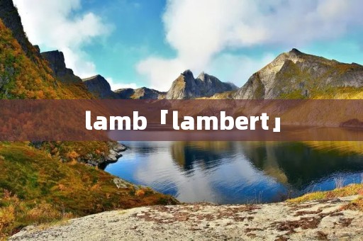 lamb「lambert」