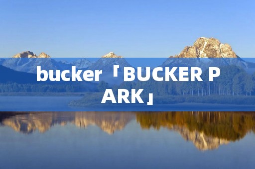 bucker「BUCKER PARK」 bucker「BUCKER PARK」