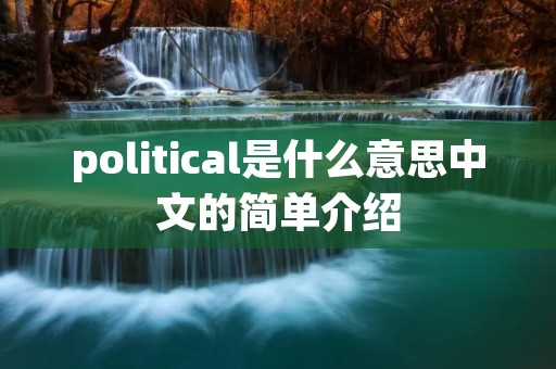 political是什么意思中文的简单介绍 political是什么意思中文的简单介绍