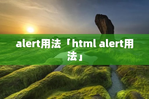 alert用法「html alert用法」