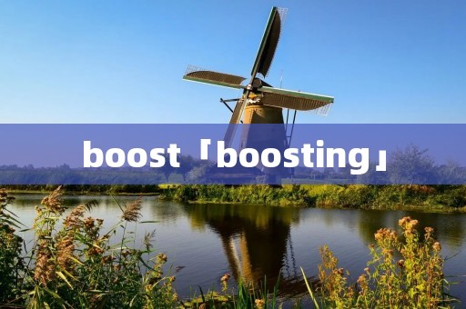 boost「boosting」