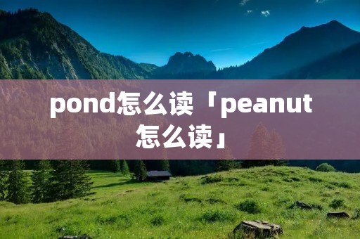 pond怎么读「peanut怎么读」 pond怎么读「peanut怎么读」