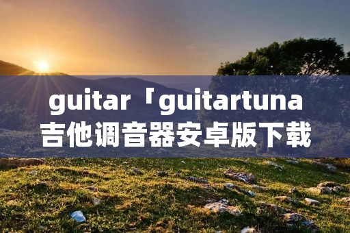 guitar「guitartuna吉他调音器安卓版下载」