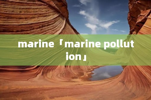marine「marine pollution」