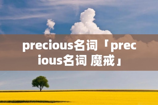 precious名词「precious名词 魔戒」 precious名词「precious名词 魔戒」