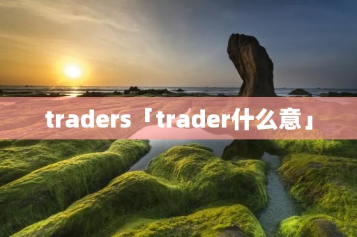 traders「trader什么意」