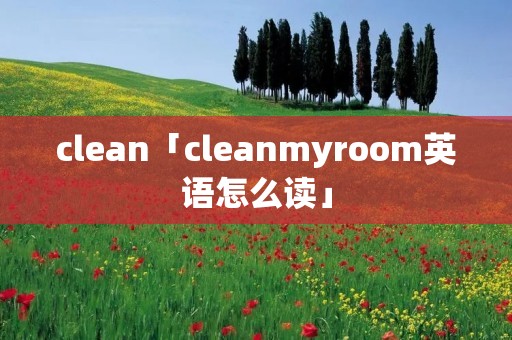 clean「cleanmyroom英语怎么读」