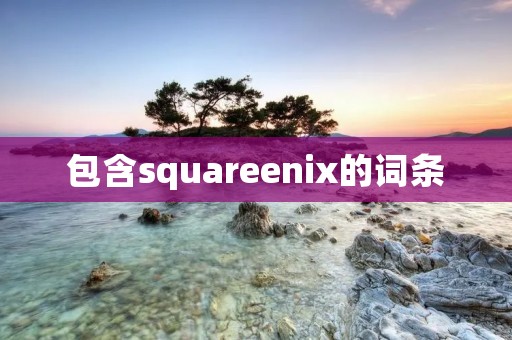 包含squareenix的词条 包含squareenix的词条