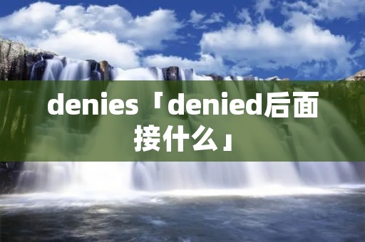 denies「denied后面接什么」