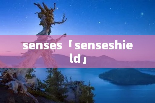 senses「senseshield」