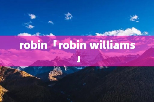 robin「robin williams」